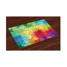 Abstract Place Mats, Set of 4